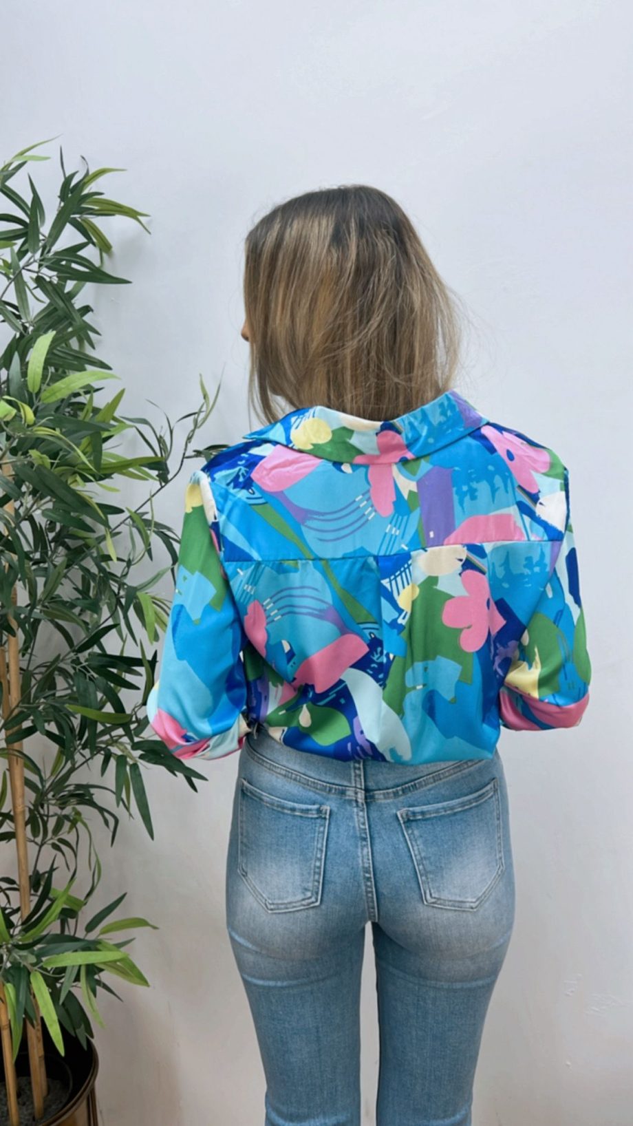 Camisa Acuarela Azul