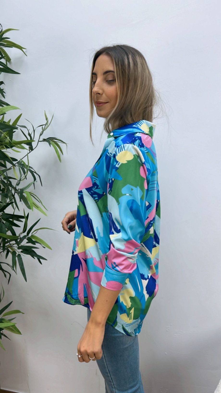 Camisa Acuarela Azul
