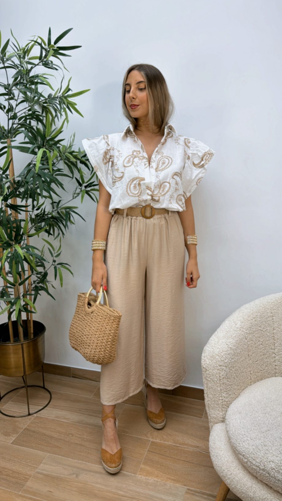 Blusa Cachemir Camel