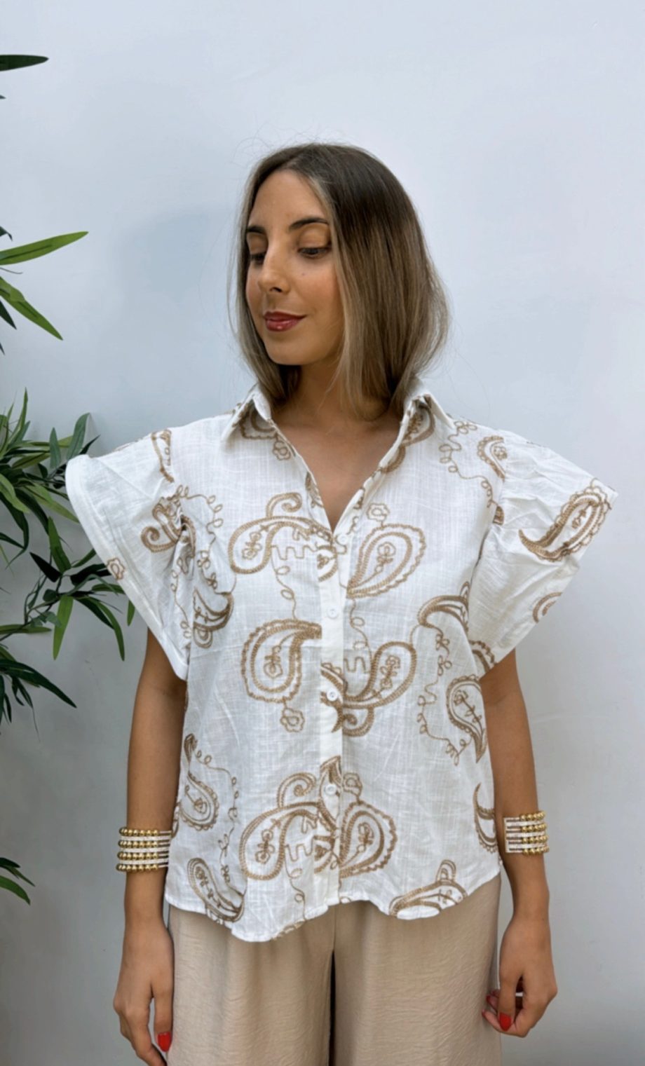 Blusa Cachemir Camel