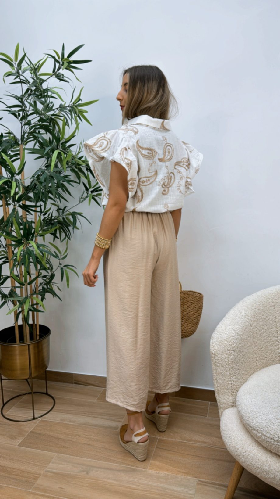 Blusa Cachemir Camel