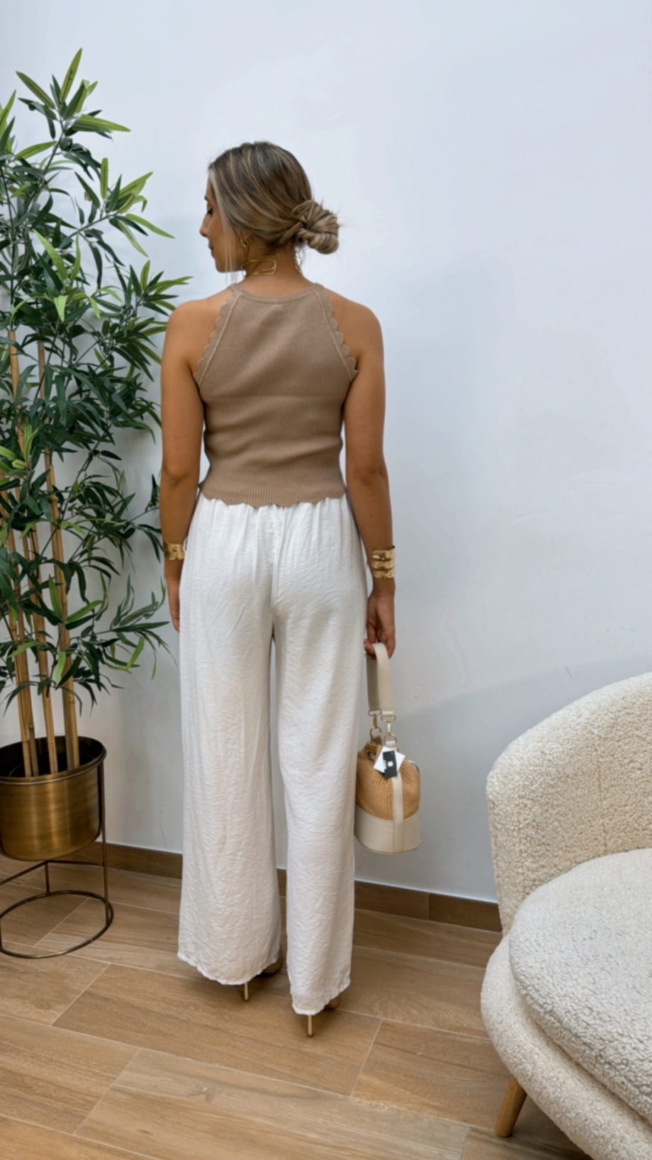 Top Halter Ondas Camel