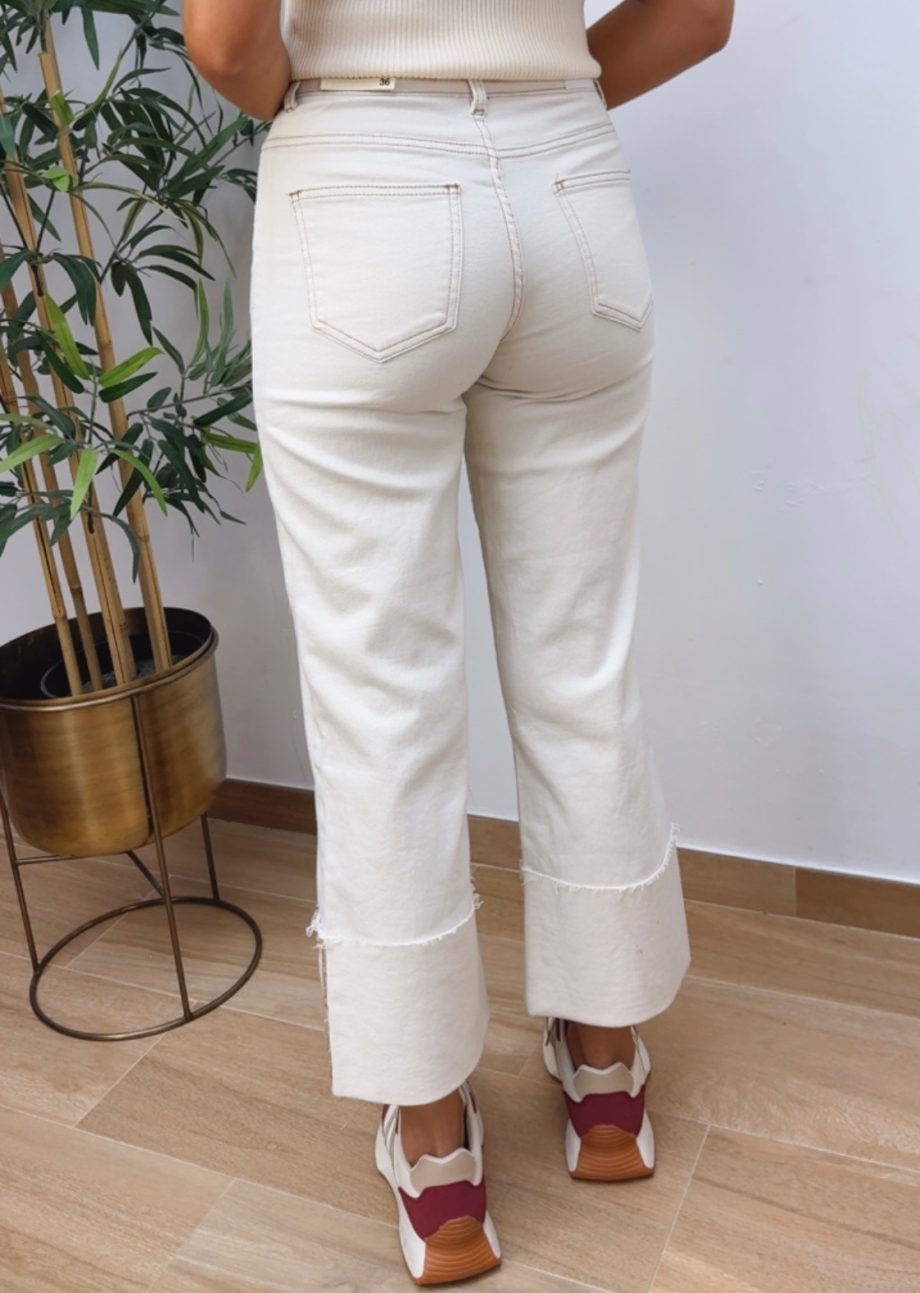 Jeans Beige Doble