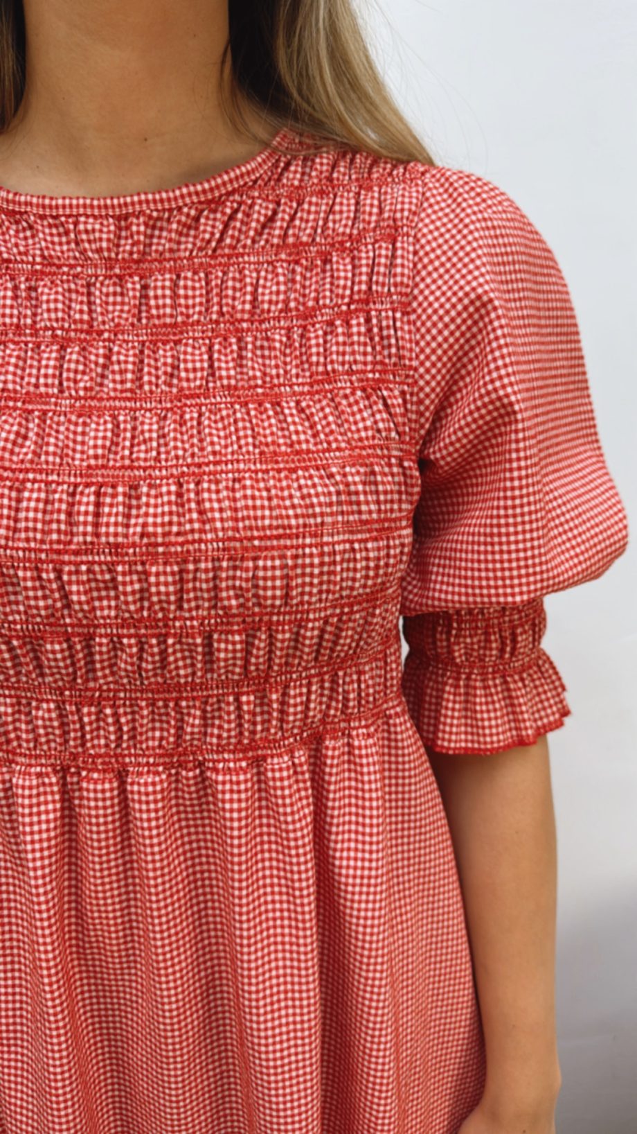 Vestido Panel Abeja Rojo
