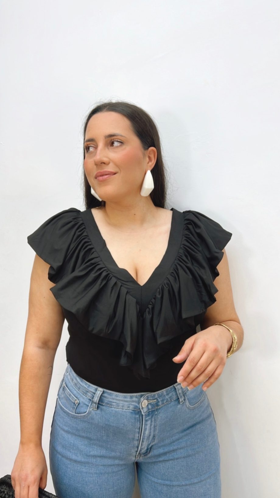 Body Volante Pecho Negro