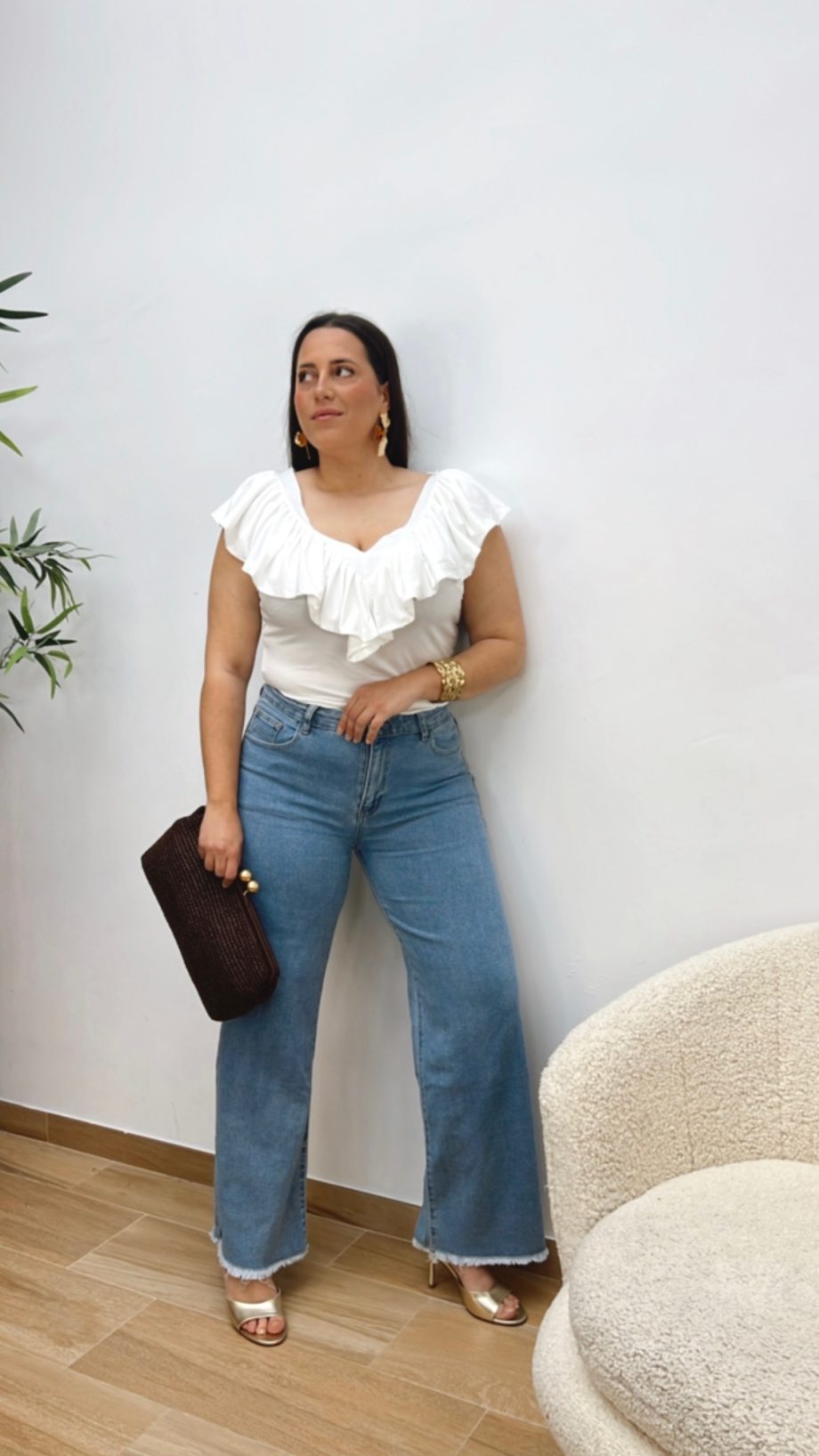 Body Volante Pecho Blanco