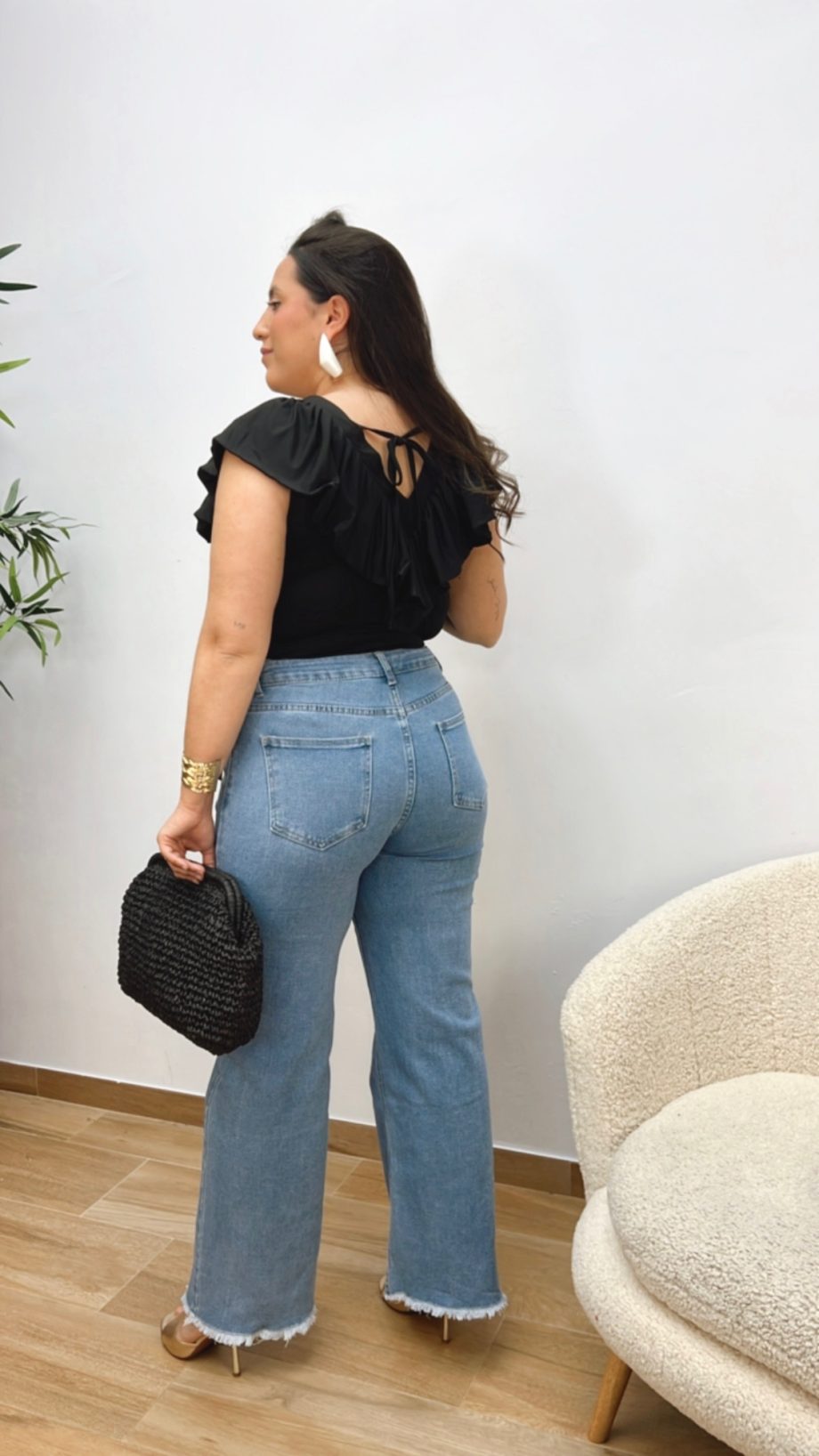 Body Volante Pecho Negro