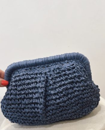 Bolso Rafia Marino Pequeño