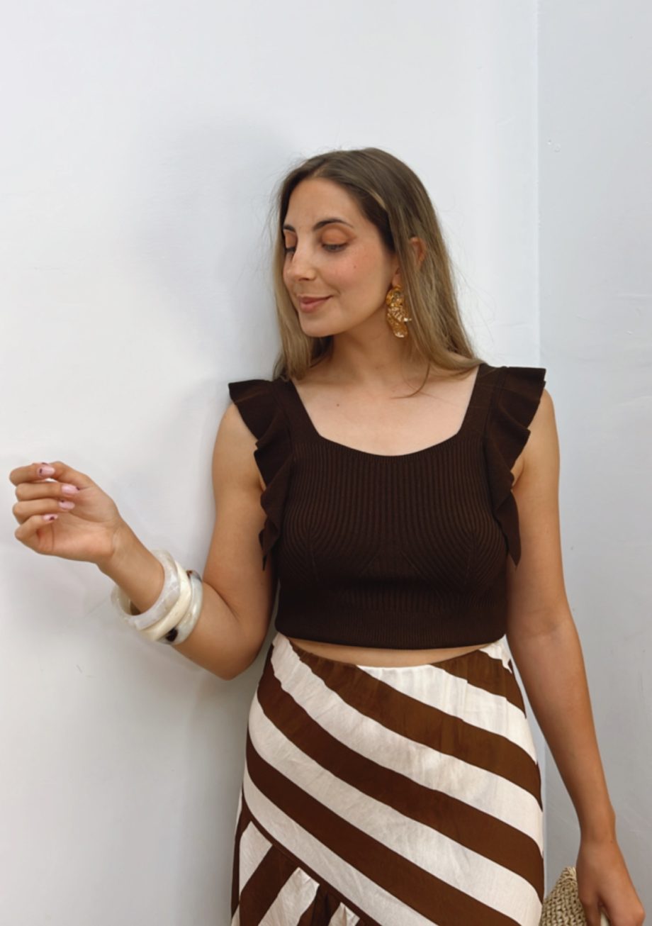 Top Volante Chocolate