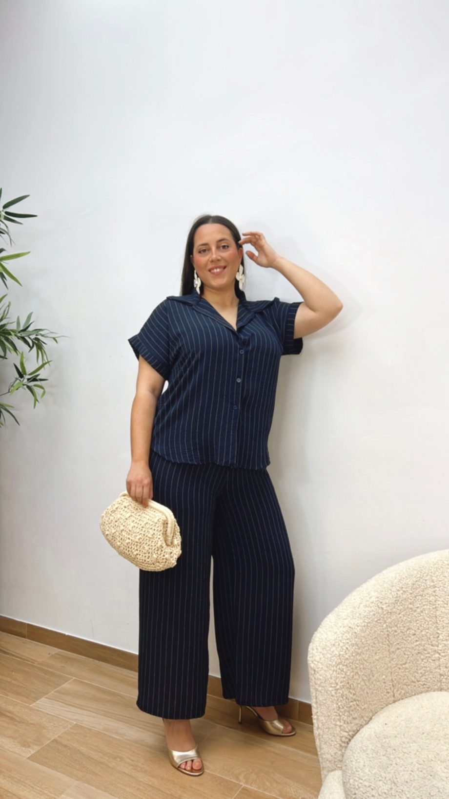 Conjunto Fluido Raya Diplomática Marino