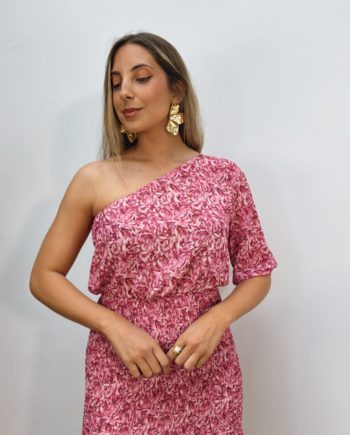 Vestido Asimétrico Engomado