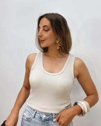 Básica Canalé Hombreras Beige