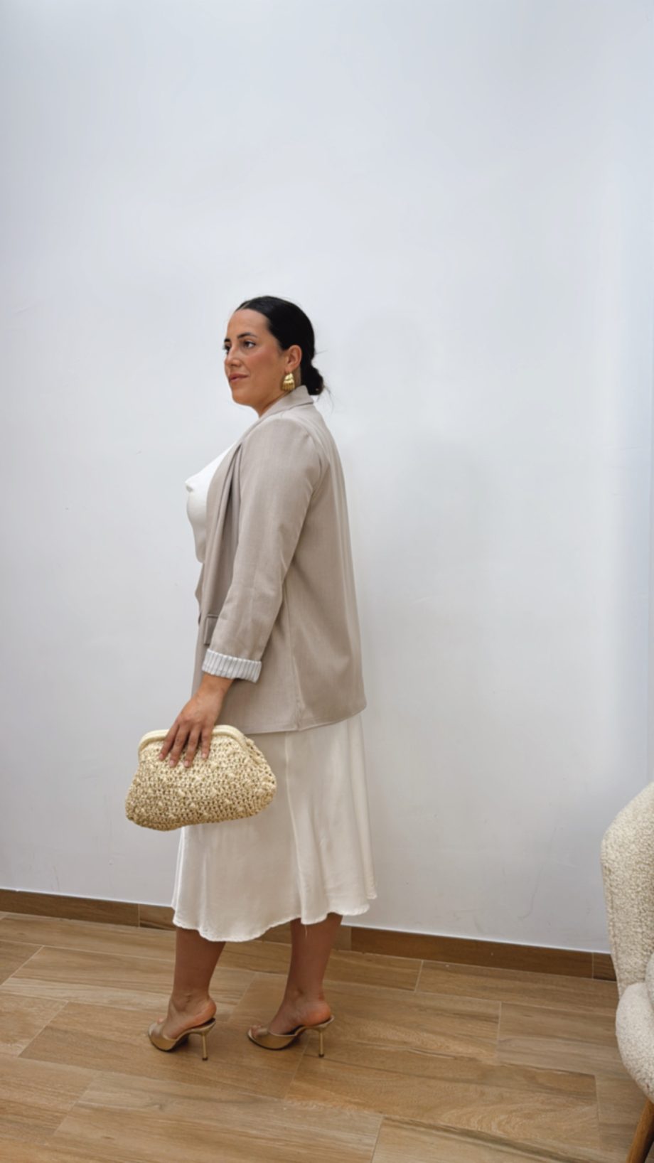 Blazer Vuelta Rayas Topo