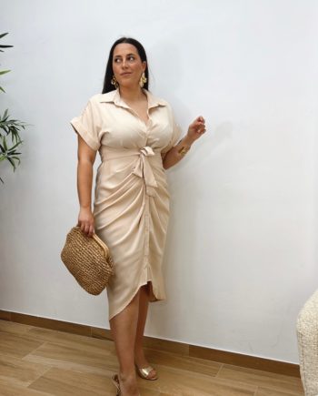 Vestido Elisa Beige