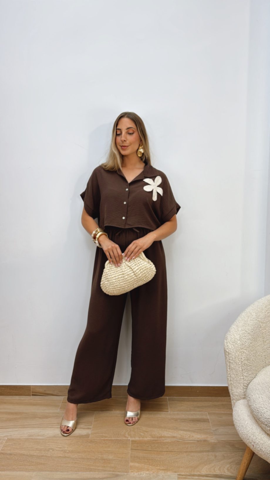 Conjunto Margaret Chocolate