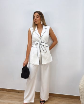 Conjunto Chaleco Verona Blanco