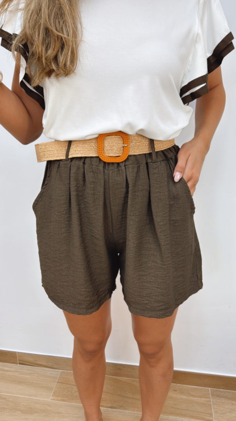 Short Choco Cinturón