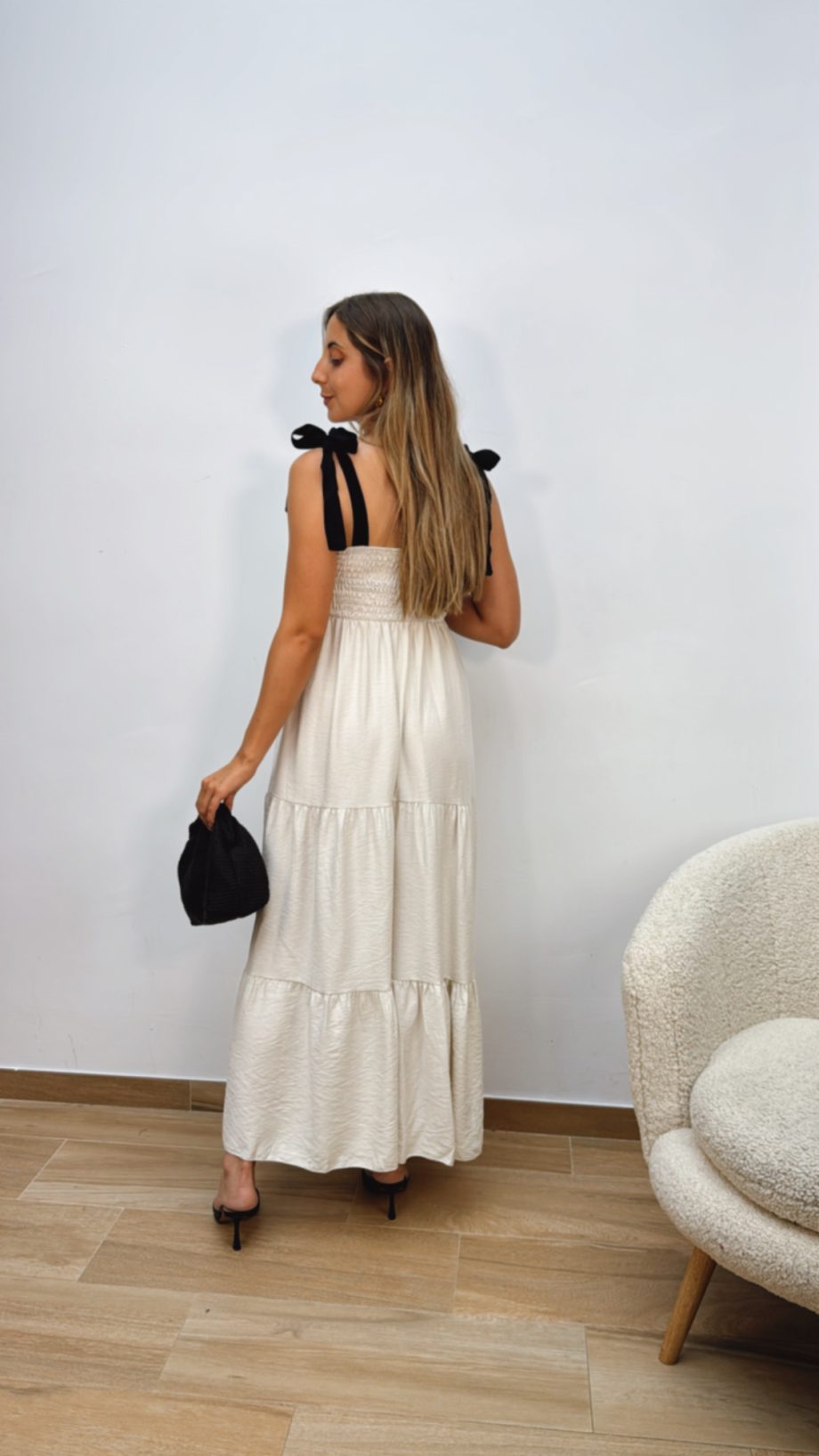 Vestido Amalia Beige