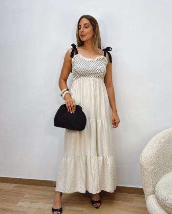 Vestido Amalia Beige
