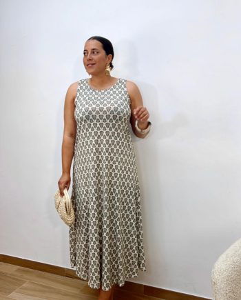 Vestido Lisboa Caqui