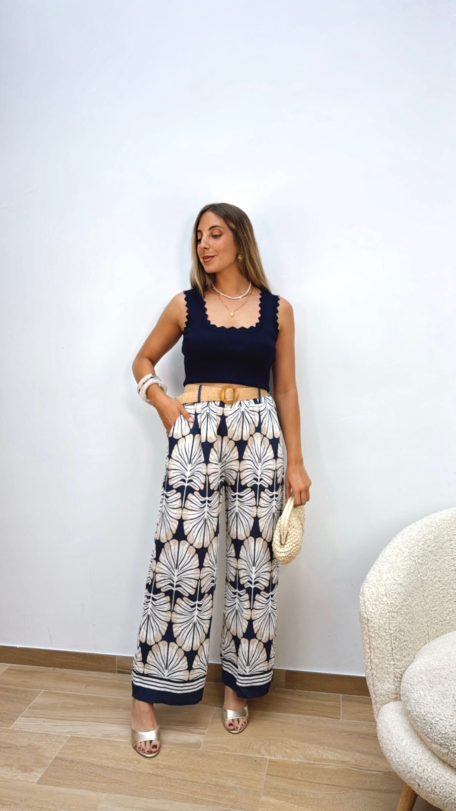 Pantalón Hoja Marino