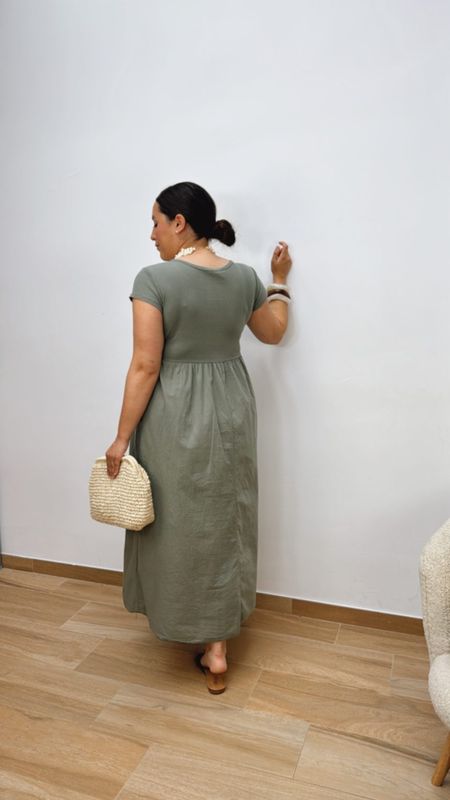 Vestido Lau Caqui
