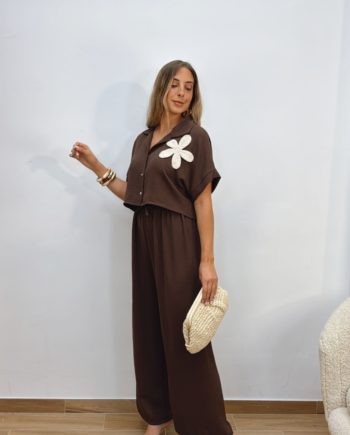 Conjunto Margaret Chocolate
