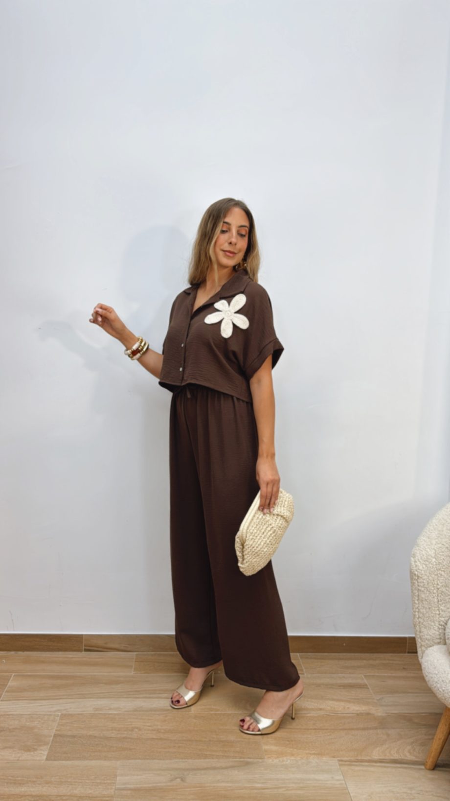 Conjunto Margaret Chocolate
