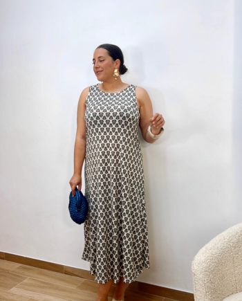 Vestido Lisboa Marino Verdoso