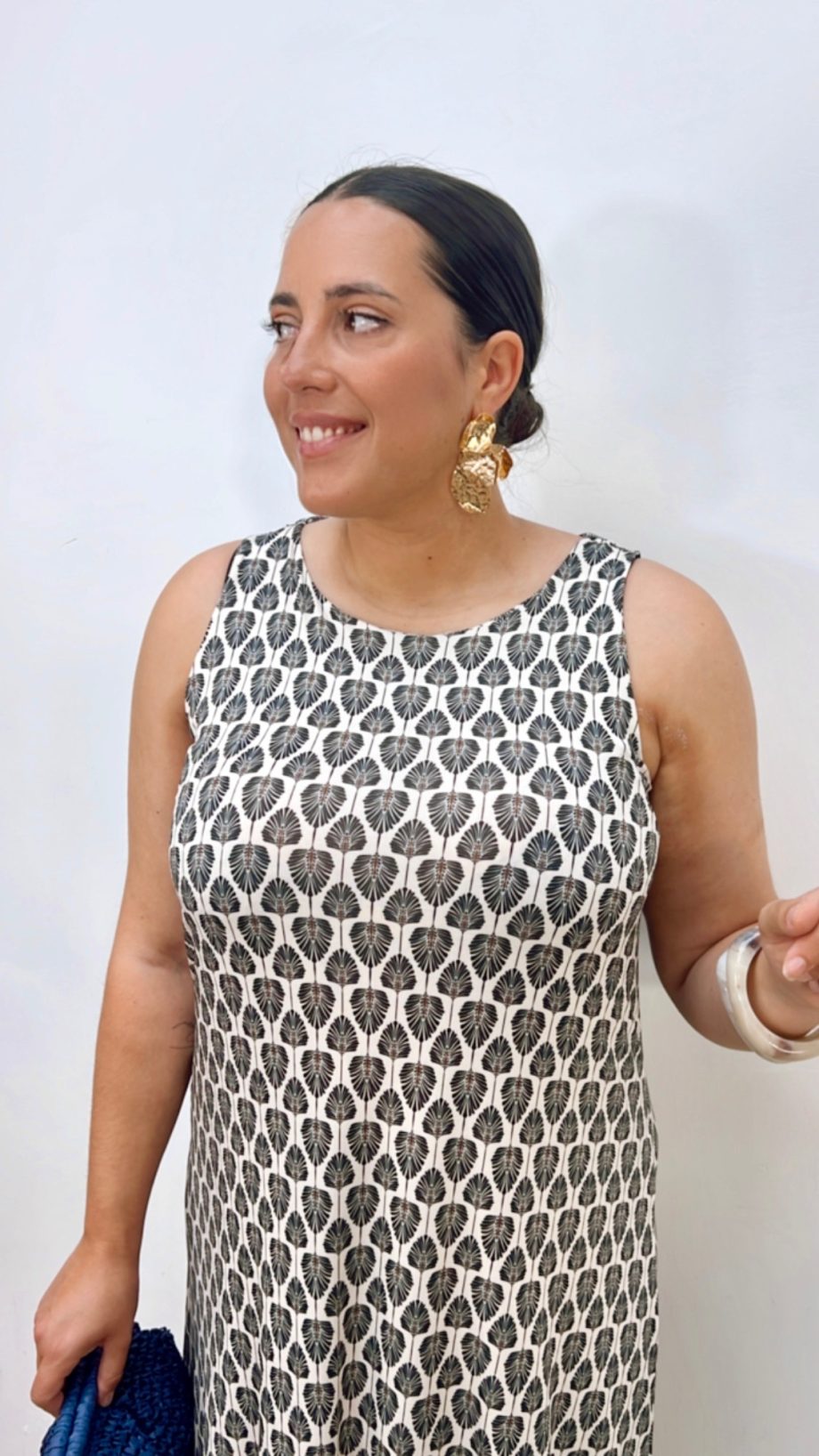 Vestido Lisboa Marino Verdoso