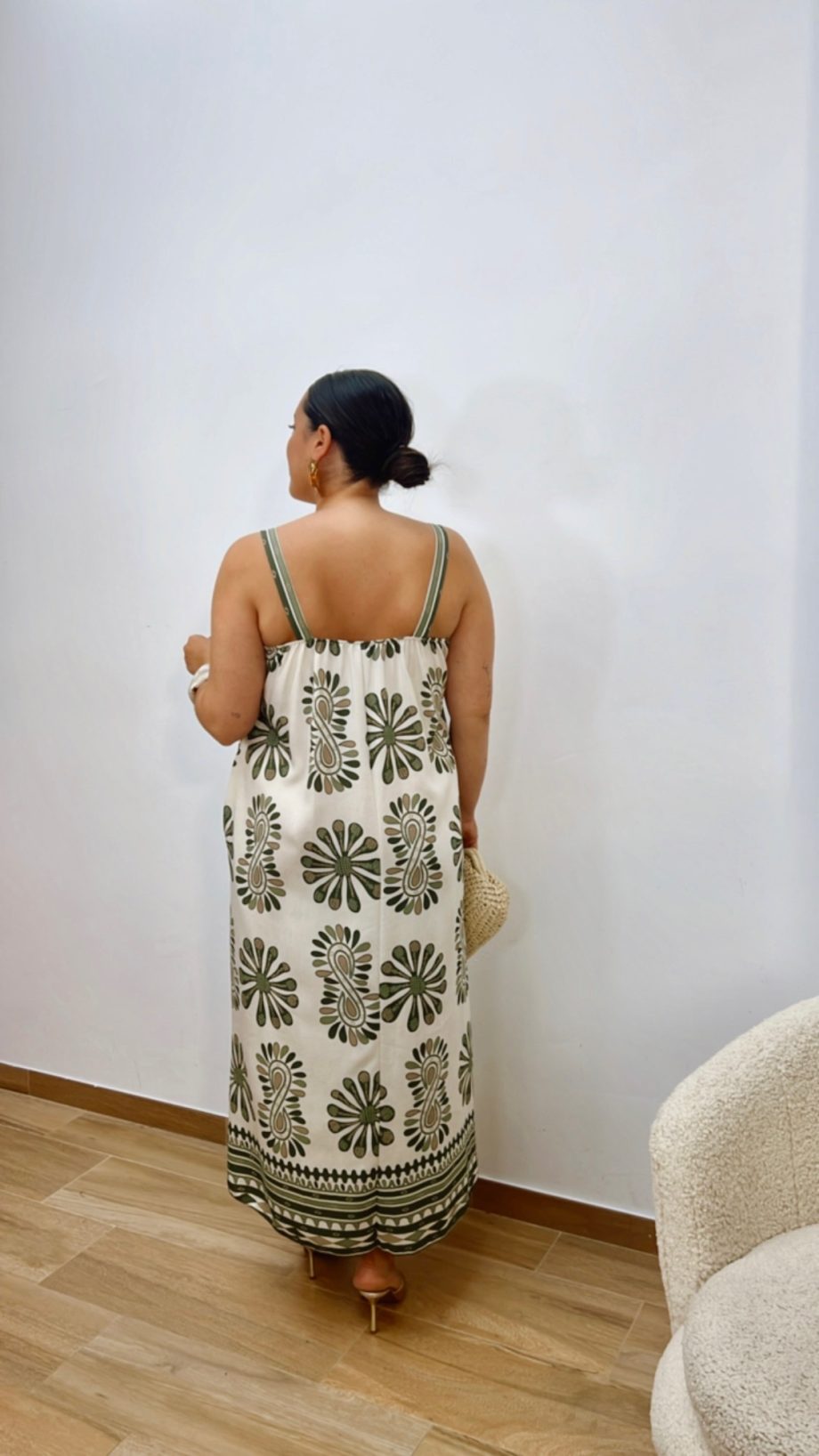Vestido Palmar Verde Caqui