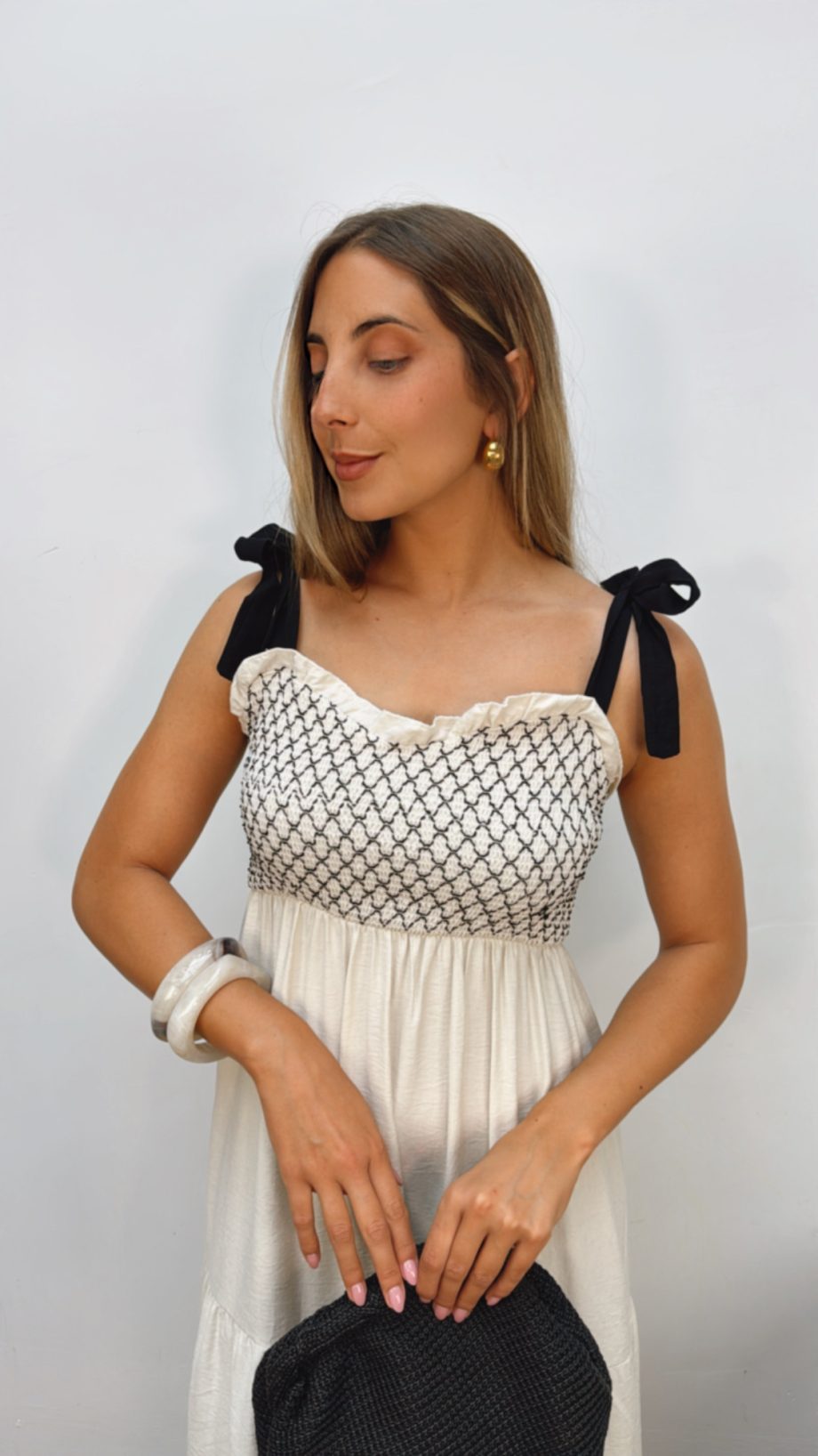 Vestido Amalia Beige
