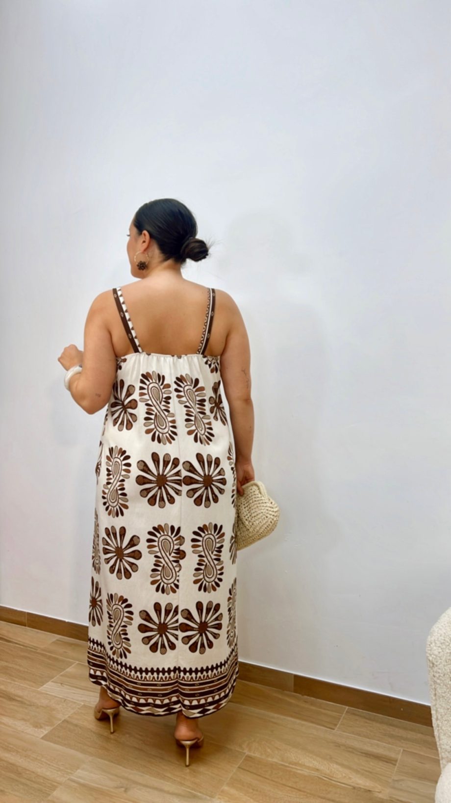 Vestido Palmar Marrón