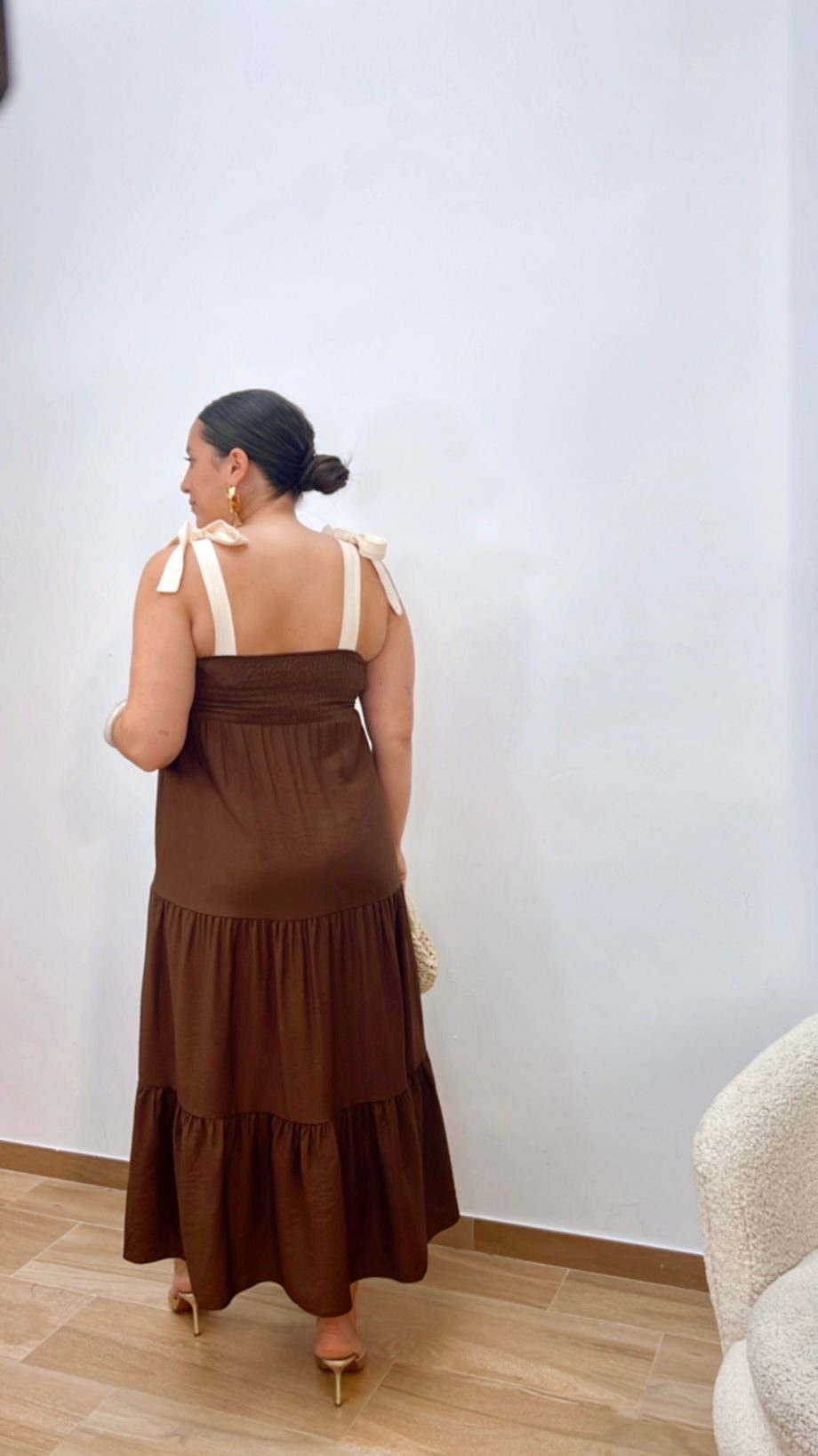 Vestido Amalia Marrón