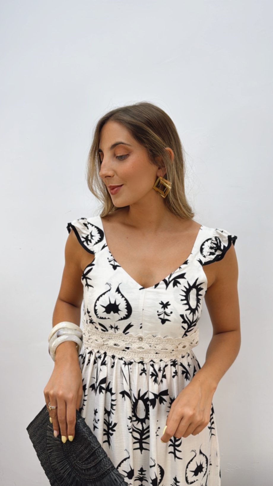 Vestido Crudo & Negro