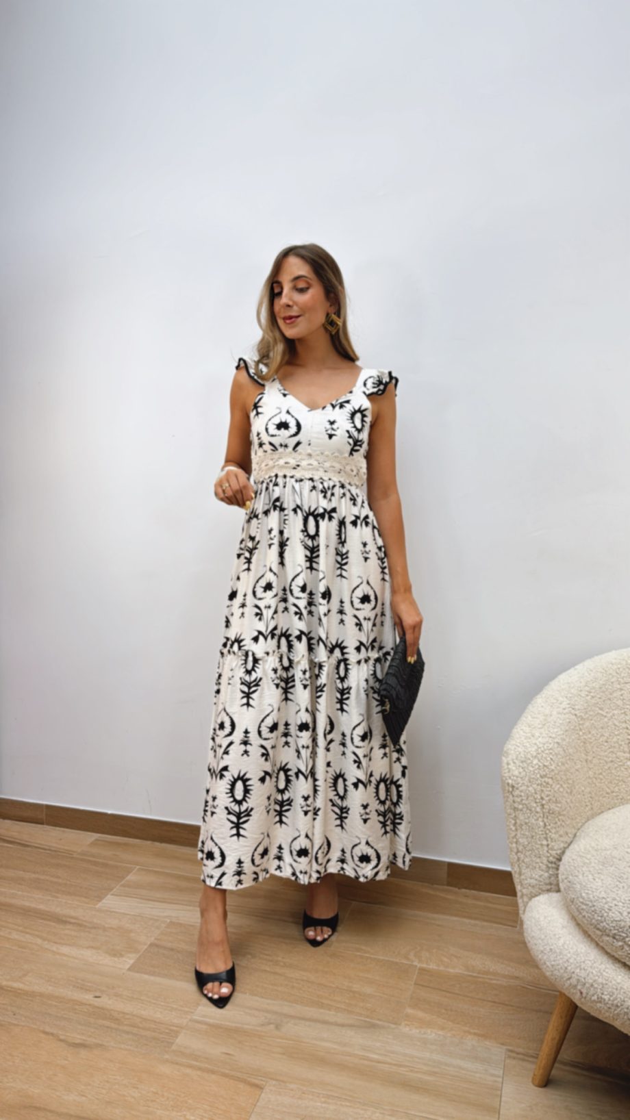 Vestido Crudo & Negro