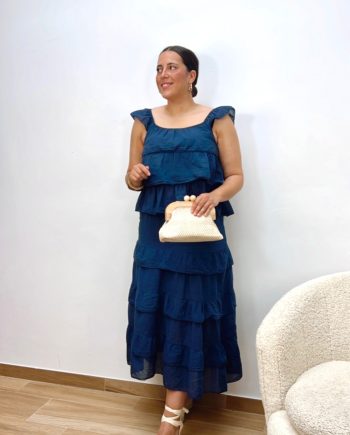 Falda Volantes Marino