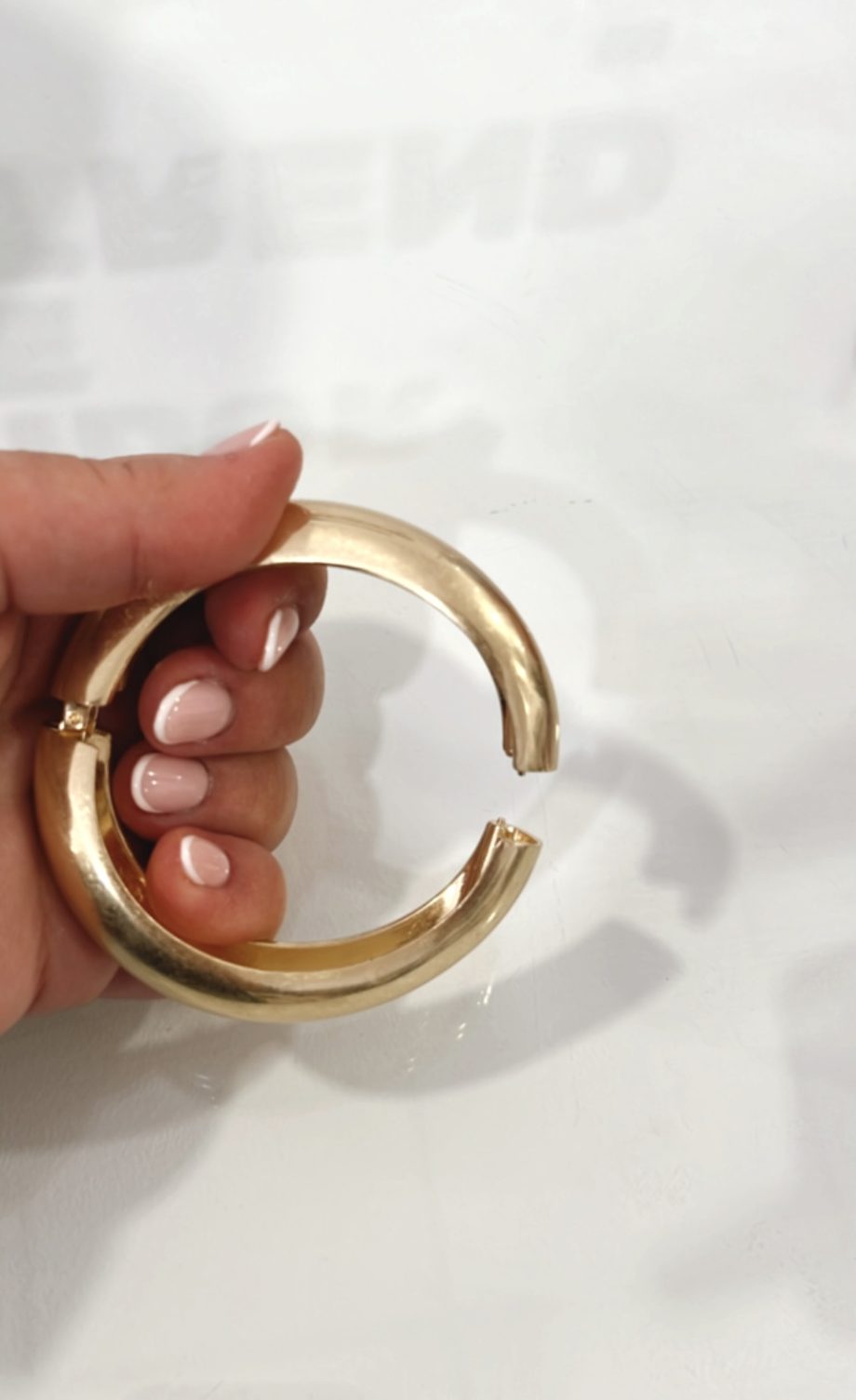 Pulsera Dorada Acero