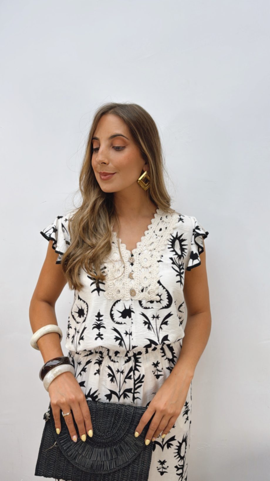 Conjunto Camelia Crudo & Beige