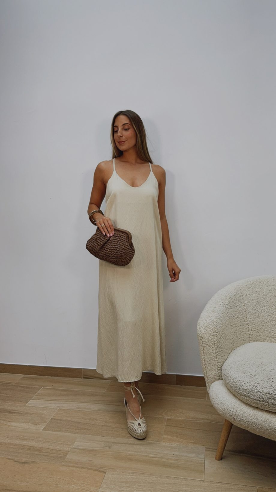 Vestido Belinda Beige