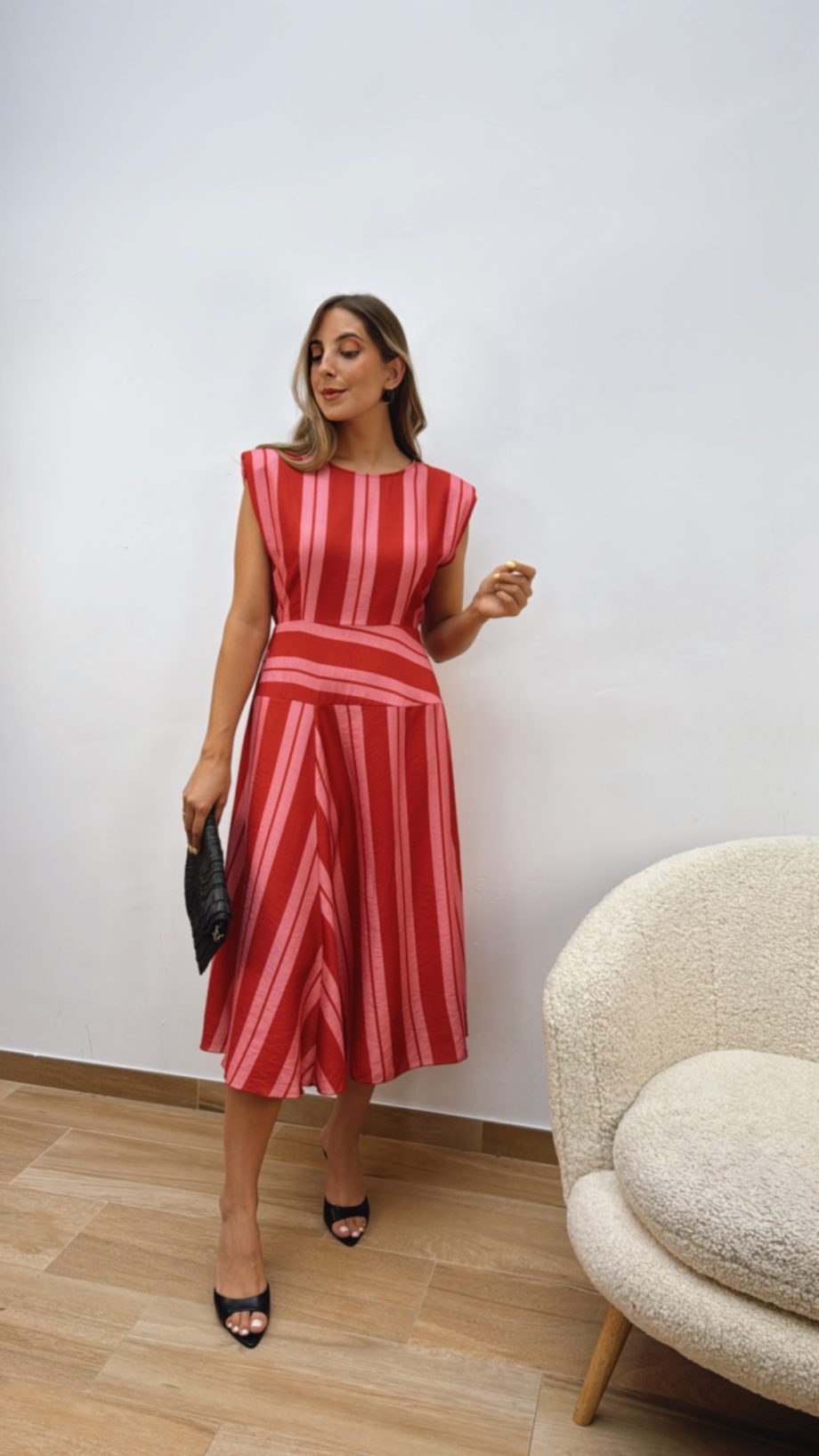 Vestido Victoria Rosa & Teja