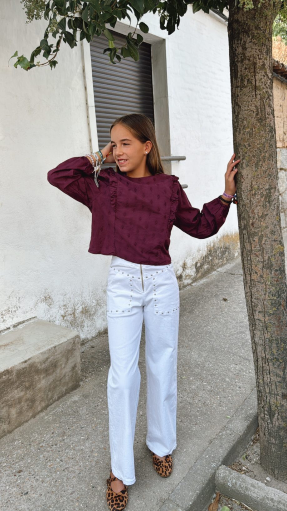Blusa Burdeos