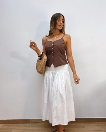 Falda Cassai Blanca