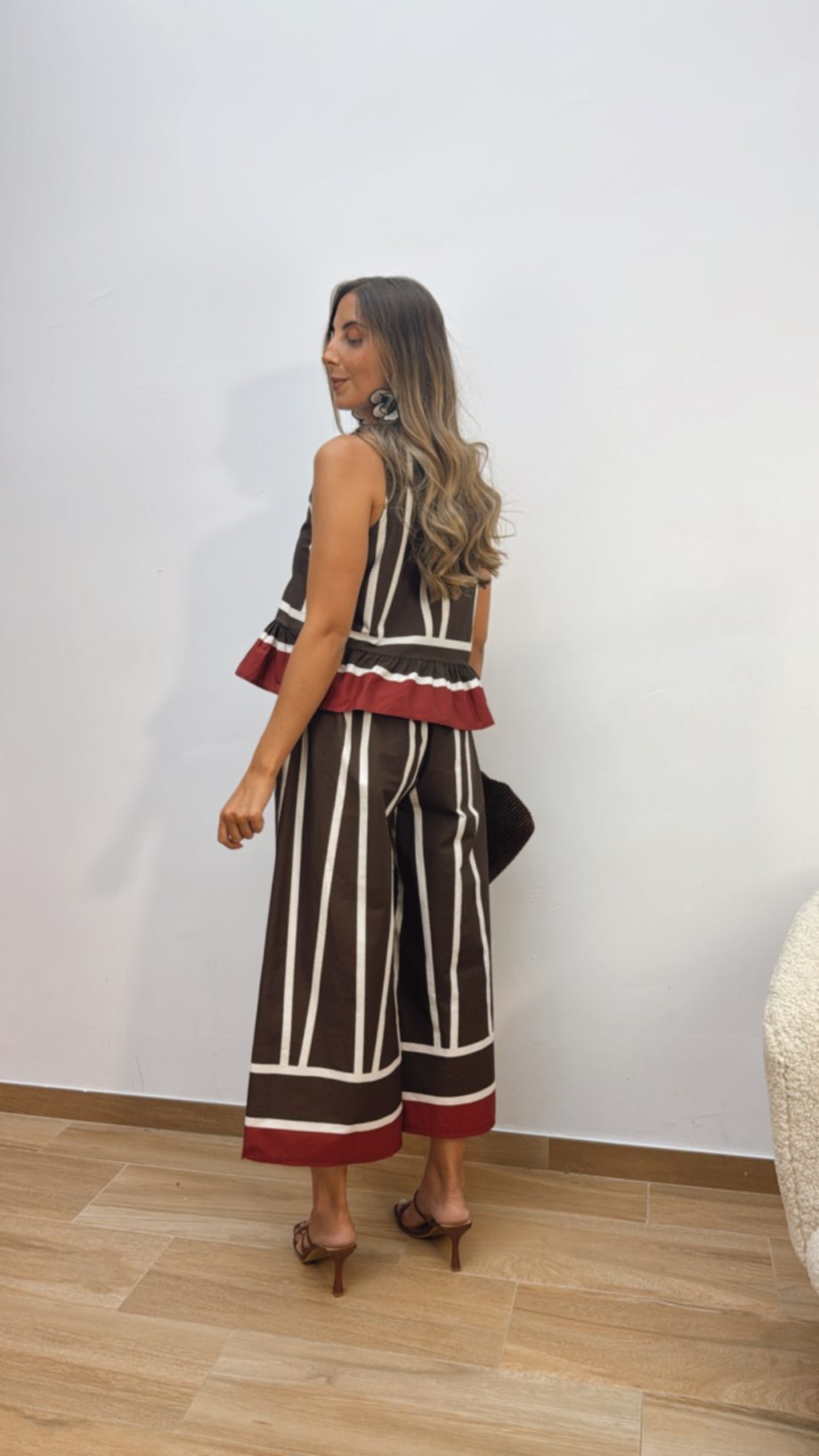 Pantalón Culotte Rayas