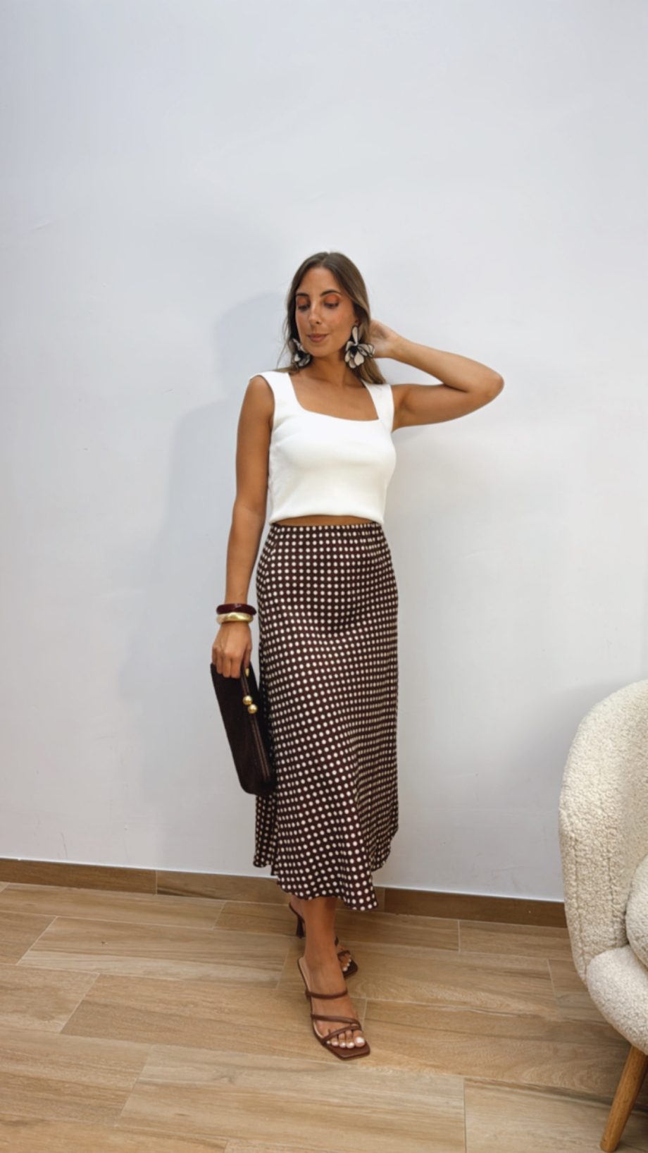 Falda Lunares