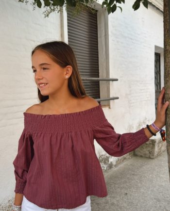 Blusa Burdeos Luc