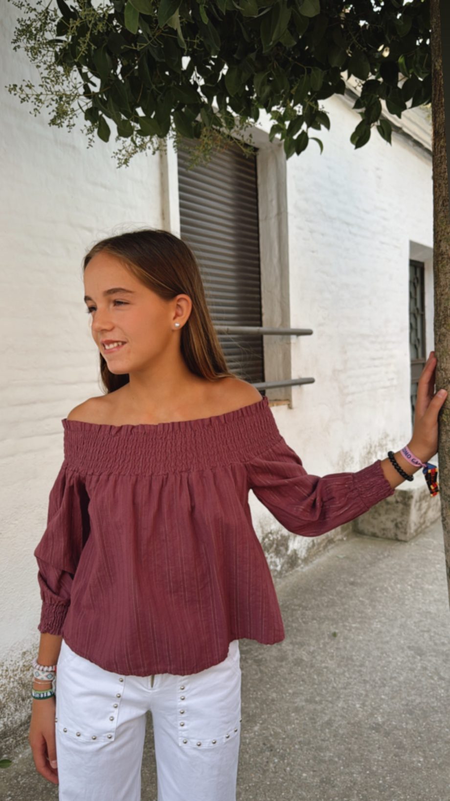 Blusa Burdeos Luc