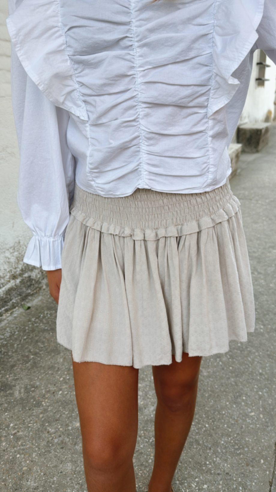 Falda Pantalón Beige