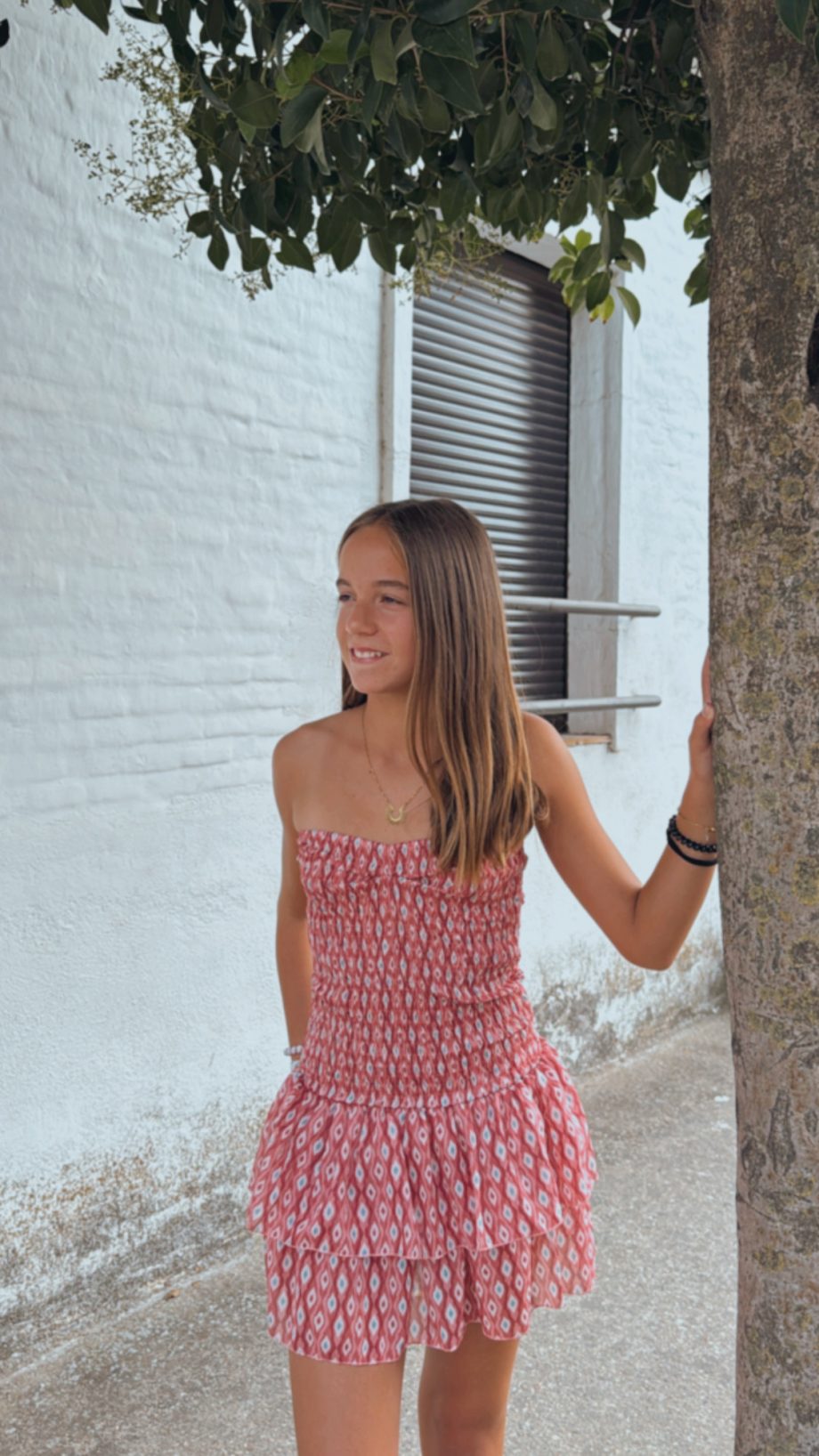 Vestido Luxe Rosa Empolvado