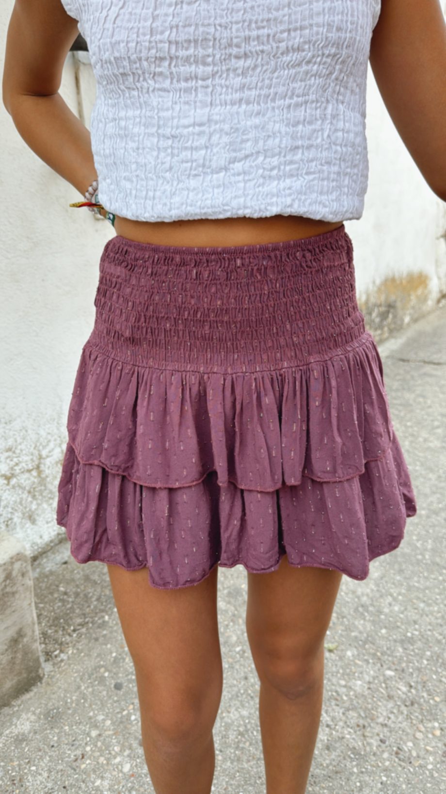 Falda Pantalón Burdeos